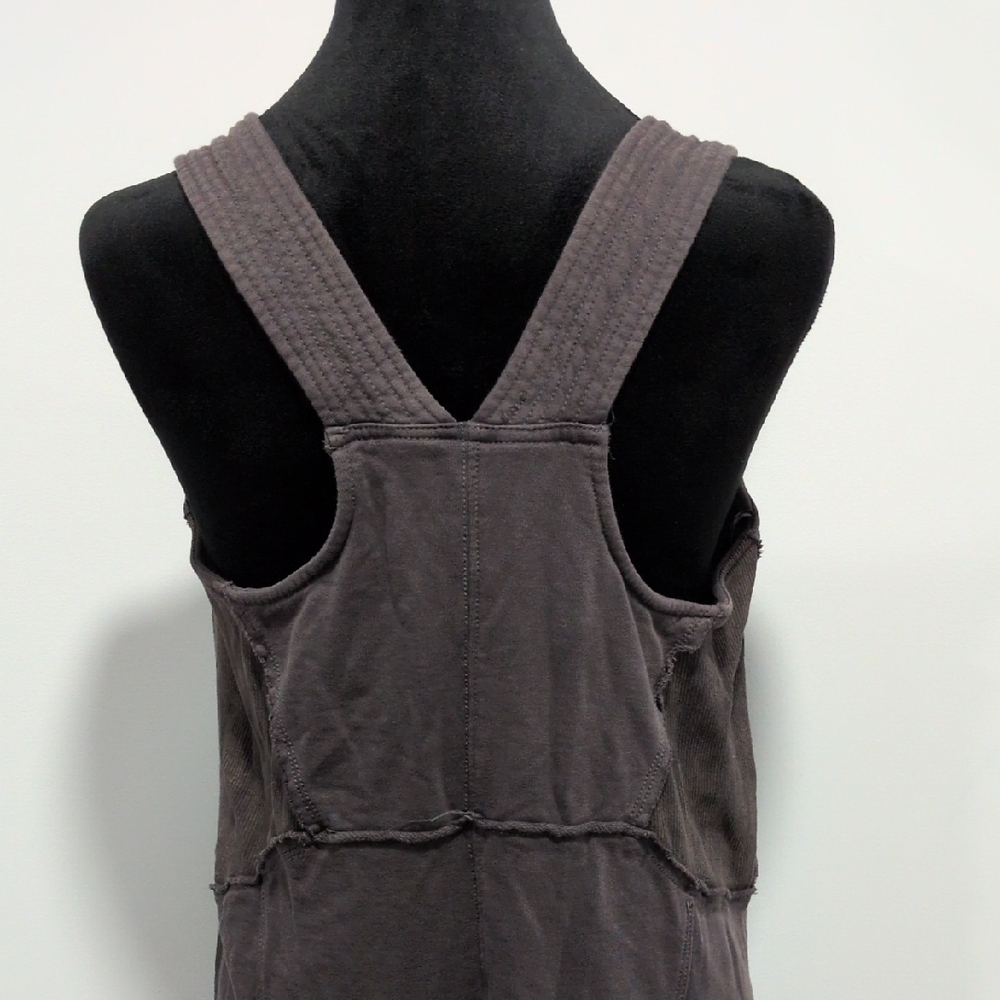BlueVelvet Charcoal Wide Leg Jumpsuit - Picture 5 of 10